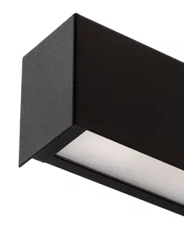 Nástěnná svítidla Euluna Nástěnné svítidlo Straight S, 62 cm, černé