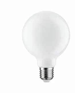 LED žárovky PAULMANN LED Globe 7,5 W E27 opál teplá bílá stmívatelné 287.02