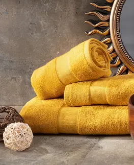 Ručníky Sada 3 ks ručníků Cairo yellow