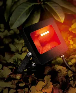 Zemní svítidlo s bodcem Heitronic Venkovní reflektor LED Kingston se zemním hrotem, RGBW