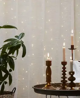 Vánoční světelné závěsy STAR TRADING LED světelný závěs Dew Drop, výška 100 cm