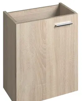 Koupelnový nábytek AQUALINE ZOJA umyvadlová skříňka 39,5x50x22cm, dub platin 51049DP