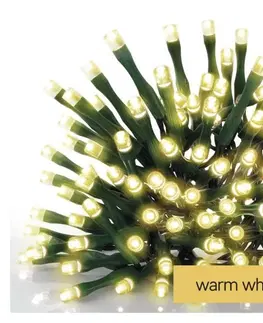LED řetězy EMOS LED vánoční řetěz, 8 m, venkovní i vnitřní, teplá bílá, časovač D4AW02
