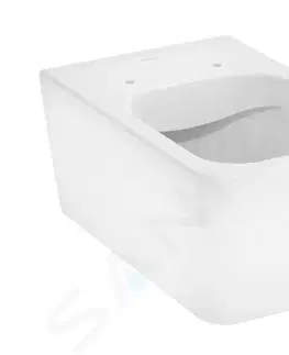Záchody HANSGROHE EluPura Q Závěsné WC, AquaFall, HygieneEffect, bílá 62022450