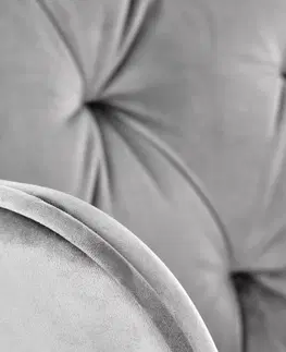 Dětské pokoje HALMAR Dětské otočné křeslo Tulip šedé
