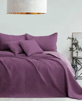 Přikrývky AmeliaHome Přehoz na postel Softa fialová, 220 x 240 cm