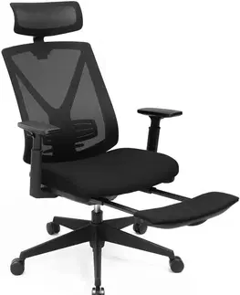 Kancelářské židle SONGMICS Kancelářská židle Loris černá