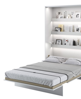 Postele Výklopná postel HOYA I 140x200 cm, bílá