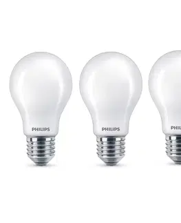 LED žárovky Philips Philips LED žárovka Classic E27 A60 7W 827 mat 3ks