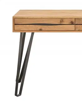 Konferenční stolky LuxD Designová konzola Fringe, 120 cm, divoký dub
