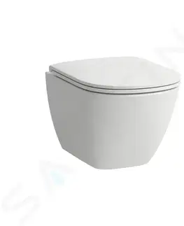 Záchody Laufen Lua Závěsné WC, Rimless, LCC, bílá H8200834000001
