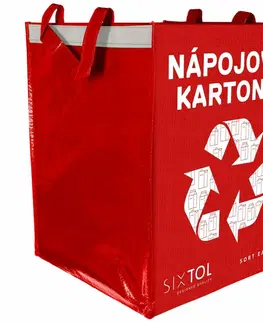 Odpadkové koše Sixtol Taška na tříděný odpad SORT EASY CARTON, 36 l