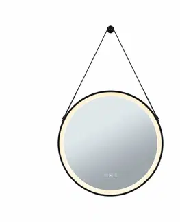 LED nástěnná svítidla PAULMANN LED zrcadlo s osvětlením Mirra IP44 CCT 230V 11,5W stmívatelné černá/zrcadlo