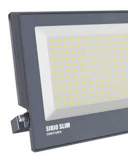 LED reflektory CENTURY REFLEKTOR LED SIRIO SLIM ČERNÝ 150W 4000K 13500Lm 110d 366x34x303mm IP66 CEN SRS-1509540