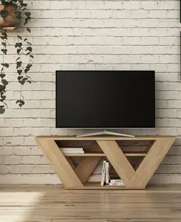 TV stolky 3kraft Televizní stolek Pipralla 110 cm dub přírodní