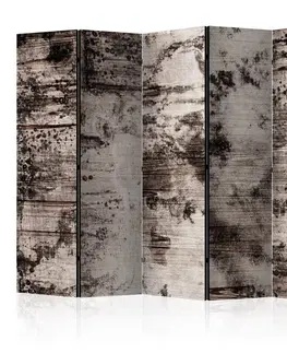Paravány Paraván Burnt Wood Dekorhome 225x172 cm (5-dílný)