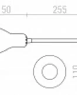 Moderní bodová svítidla RED - DESIGN RENDL RENDL KAYA nástěnná bílá matný nikl 230V E27 28W R12898