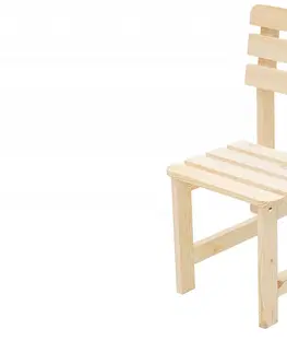 Zahradní židle a křesla DEOKORK Masivní dřevěné zahradní křeslo z borovice dřevo 22 mm