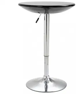 Barové stolky Barový stůl Ø 60 cm Dekorhome Černá