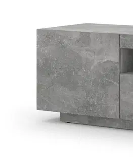 TV stolky ARTBm TV stolek AURA 150 | beton Variant: bez LED osvětlení