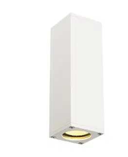 Osvětlení stěn SLV BIG WHITE THEO, nástěnné svítidlo, QPAR51, hranaté, up/down, bílé, max. 100 W 1000327