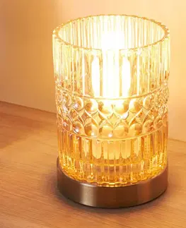 Stolní lampy Pauleen Pauleen Crystal Elegance stolní lampa ze skla