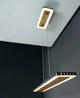 Závěsná světla Eco-Light LED závěsné světlo Solaris 3-step-dim 70 cm zlatá