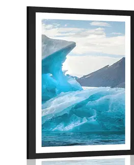 Příroda Plakát s paspartou ledovcové kry