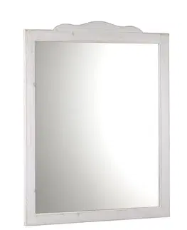 Koupelnová zrcadla SAPHO RETRO zrcadlo v dřevěném rámu 890x1150, starobílá 1687