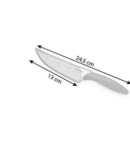 Kuchyňské nože Tescoma Nůž kuchařský MicroBlade MOVE 13 cm, s ochranným pouzdrem