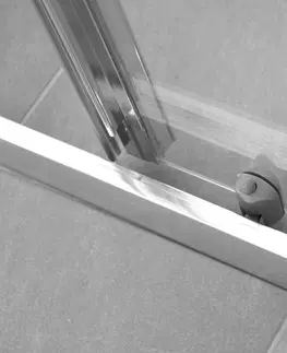 Sprchové kouty HOPA Sprchové dveře do niky SMART SELVA BARVA rámu Chrom/Leštěný hliník (ALU), Rozměr A 120 cm, Směr zavírání Univerzální Levé / Pravé, Výplň Čiré bezpečnostní sklo 4 / 6 mm OLBSEL12CCBV