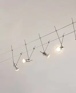 Lankové systémy osvětlení Lindby Lankový systém Marno, pět zdrojů