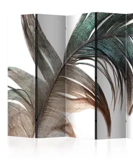 Paravány Paraván Beautiful Feather Dekorhome 225x172 cm (5-dílný)