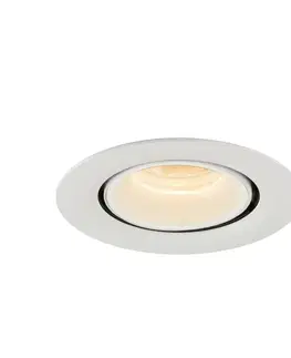 LED podhledová svítidla SLV BIG WHITE NUMINOS GIMBLE XS zápustné stropní svítidlo bílé 2700 K 20° 1005823