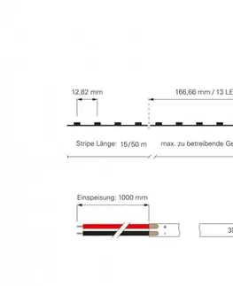 LED pásky 230V Light Impressions Deko-Light flexibilní LED pásek 2835-78-48V-3000K-15m 48V DC 21,00 W 3000 K 2075 lm 15000 840318