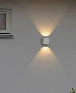 Venkovní nástěnná svítidla Konstsmide LED venkovní nástěnné světlo Chieri 4 zdroje, bílá
