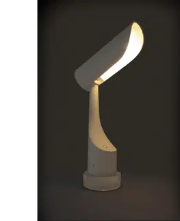 Lampičky Retlux RTL 205 Stolní LED lampa s ambientím podsvícením bílá, 5 W