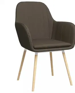 Židle Jídelní židle 4 ks látka / bukové dřevo Dekorhome Modrá