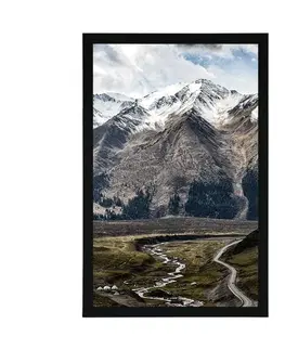 Příroda Plakát nádherné horské panorama