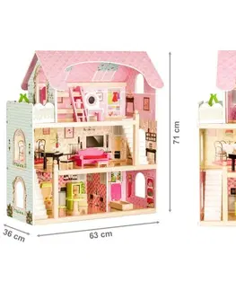 Hračky Dřevěný domeček pro panenky - rezidence Fairy Tale Ecotoys
