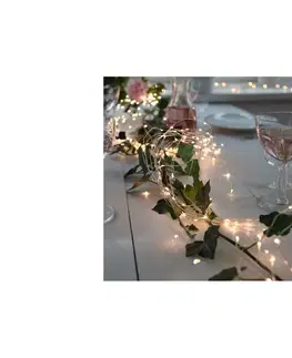 Vánoční dekorace Eglo Eglo 411324 - LED Vánoční řetěz DEW DROP 360xLED 2m teplá bílá 