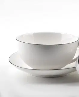 Čajníky Affekdesign Konvice s šálkem čaje pro jednoho Laury bílá
