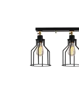 Svítidla Sofahouse 28881 Designový lustr Halleli 72 cm černý závěsné svítidlo
