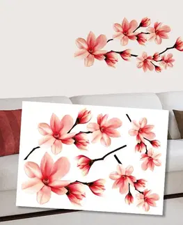 Nálepky Dekorační nálepky na stěnu magnolie