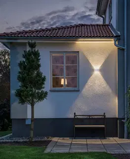 Venkovní nástěnná svítidla Konstsmide LED venkovní nástěnné světlo Chieri, bílá 6 zdrojů