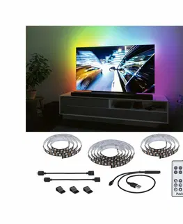 LED pásky na USB PAULMANN EntertainLED USB LED Strip osvětlení TV 75 Zoll 3,1m 5W 60LEDs/m RGB+