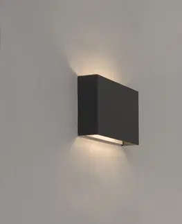 Nastenna svitidla Moderní nástěnná lampa černá - Otan