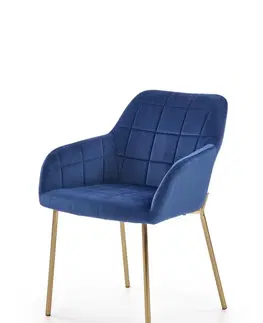 Židle Jídelní křeslo K306 Halmar Modrá