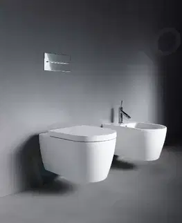 Záchody DURAVIT ME by Starck Závěsné WC, Rimless, bílá/matná bílá 2529092600