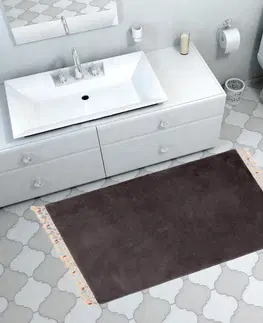 Koupelnové předložky L'essentiel Koupelnový kobereček AMANDA 75x100 cm antracit